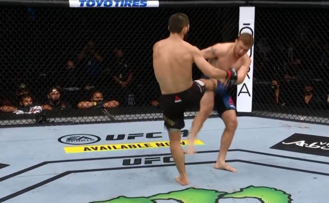 Souboj Chabib Nurmagomedov vs. Justin Gaethje na UFC 254 Abú Zabí