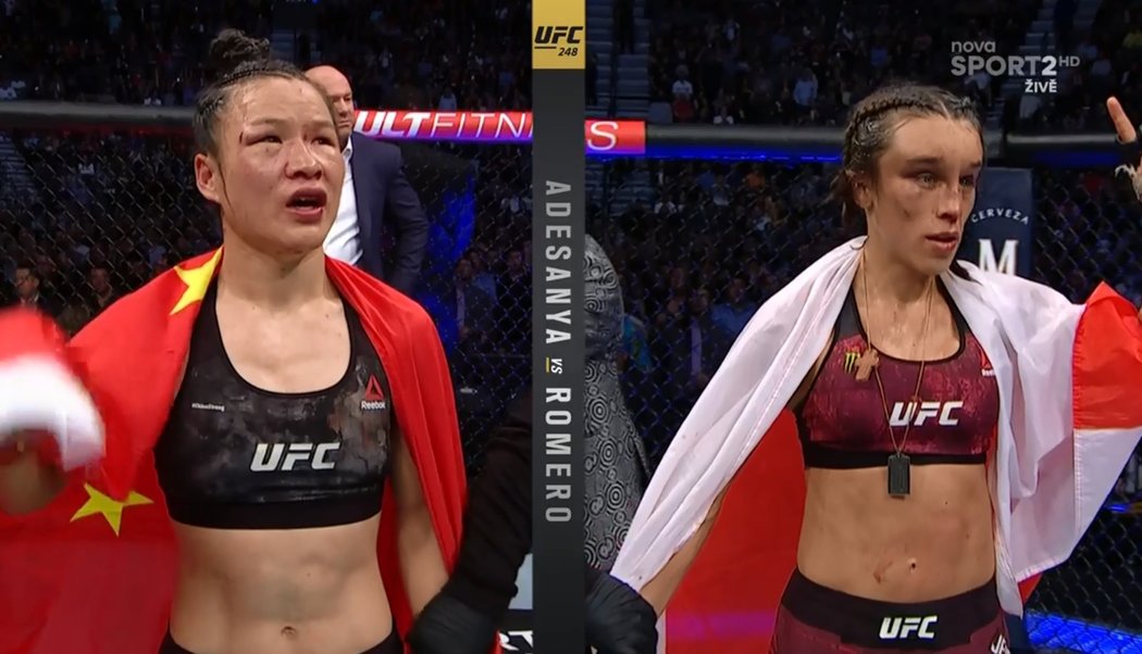 Ženský titulový zápas na UFC 248: Weili Zhangová vs. Joanna Jedrzejczyková