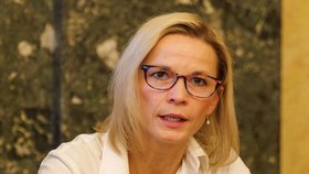 Představení novely stavebního zákona novinářům, ministryně Zuzana Mrázová (ANO)