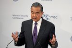 Čínský ministr zahraničí Wang I na bezpečnostní konferenci v Mnichově (17.2.2024)