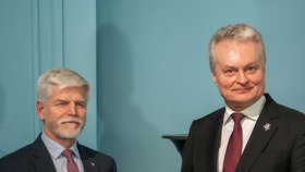 Zvolený prezident Petr Pavel a litevský prezident Gitanas Nausėda na Mnichovské bezpečnostní konferenci (17.2.2023)