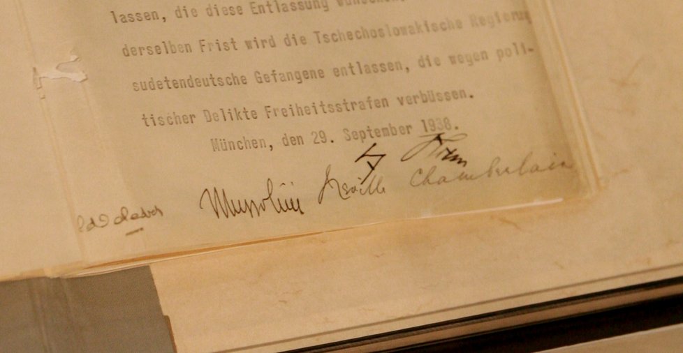 Německý originál Mnichovské dohody