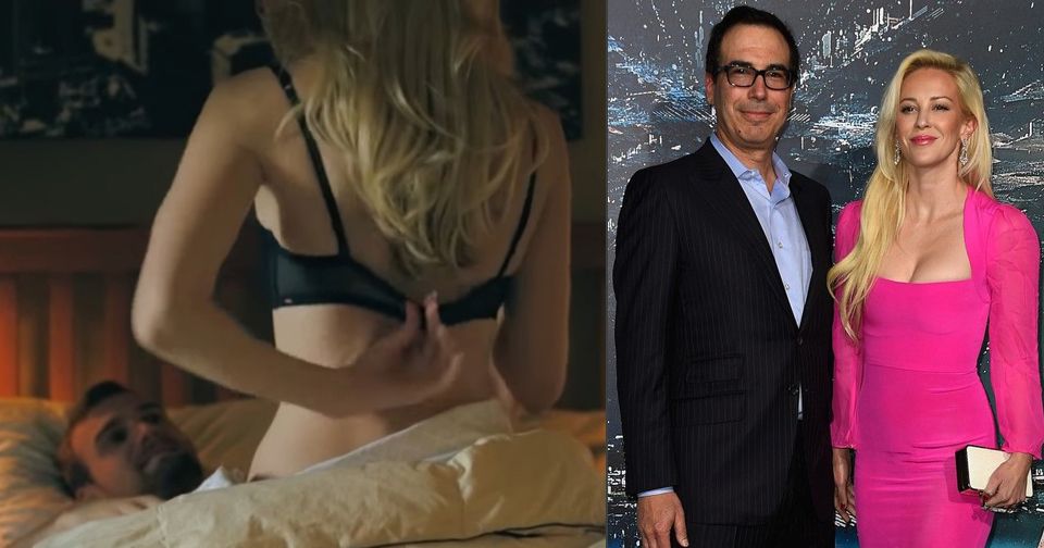 Steven Mnuchin a Lousie Lintonová