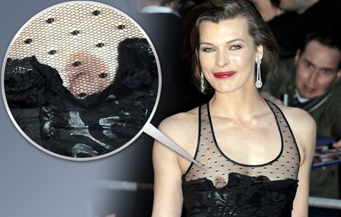 Osmdesátiny Gorbačova: Jovovich ukázala bradavku