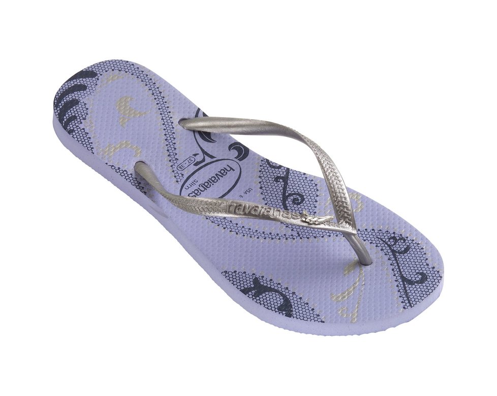 Fialovostříbrné žabky: Havaianas (info o ceně v obchodě)