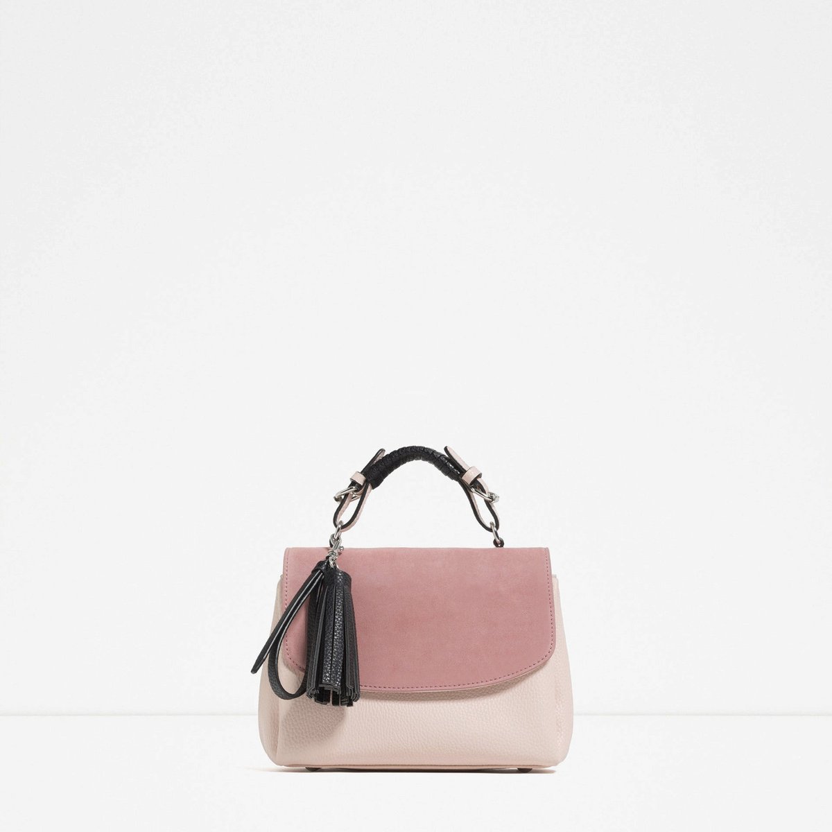 Způsob 4: Tříbarevná kabelka, Zara, 999 Kč.