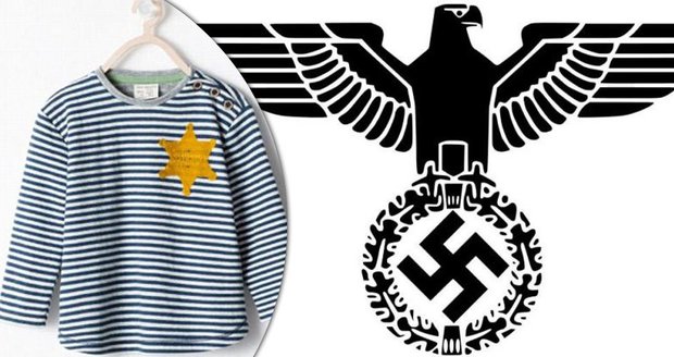 Zešíleli? Prodávali dětská pyžama s židovskou hvězdou a trička s říšskou orlicí