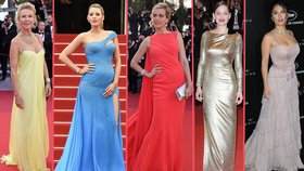 Nej outfity uplynulého týdne: Hvězdami Cannes jsou těhotná herečka Blake Lively a Češka Němcová