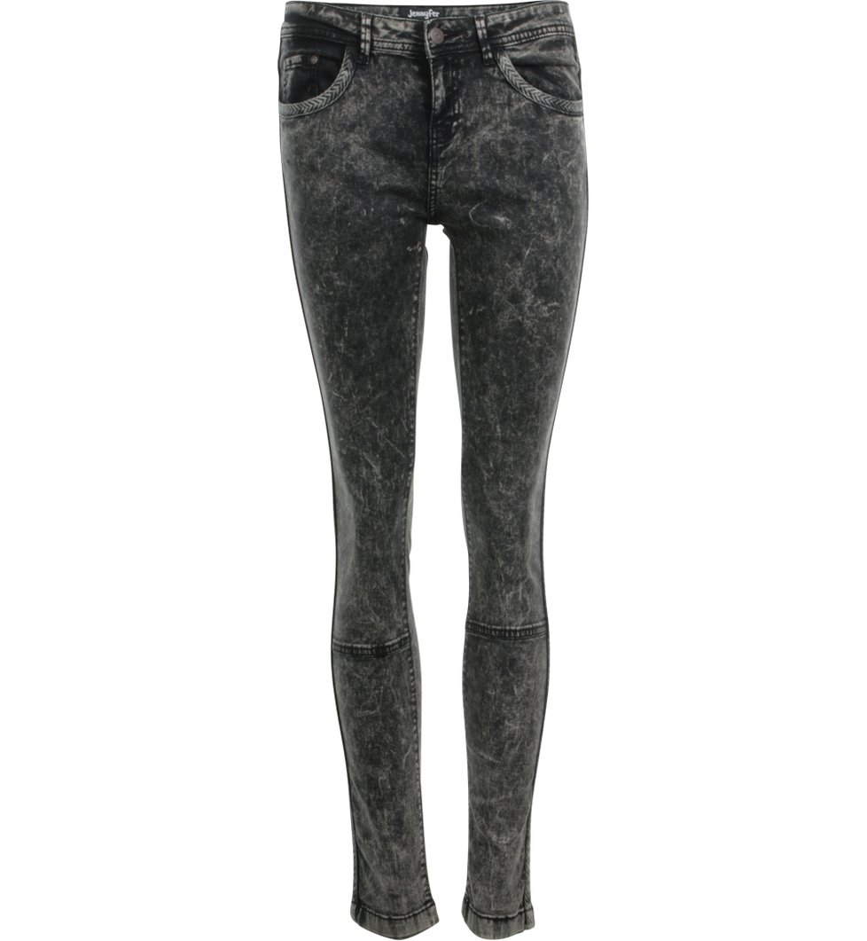 Šedé skinny jeans, 799 Kč, Jennyfer