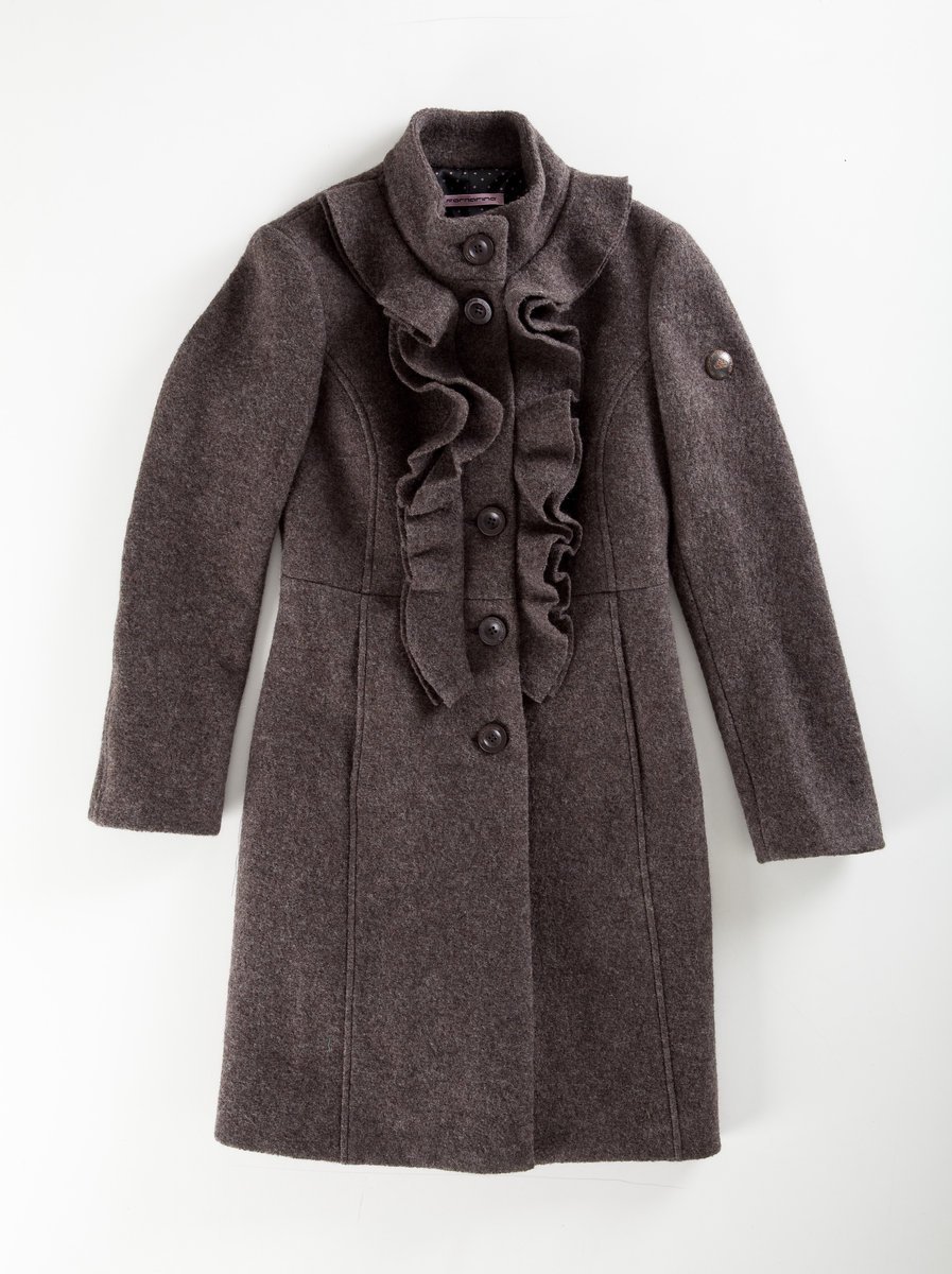 Černošedá linie: Extravagantní kabát, Fornarina, 6500 Kč
