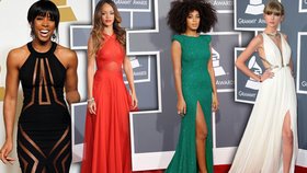 Přísný dress code cen Grammy dodržela každá zpěvačka po svém.