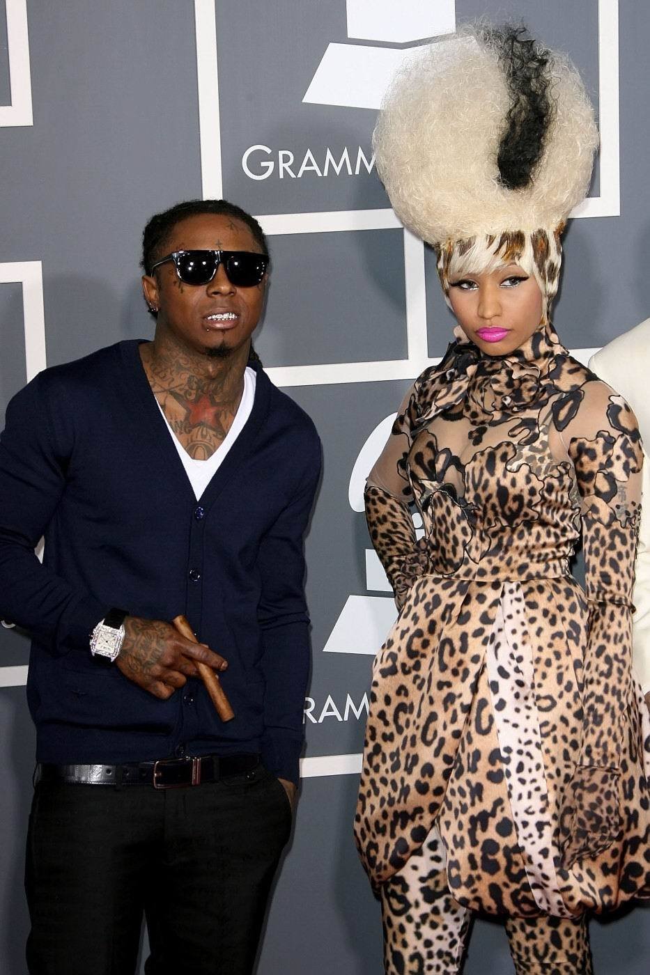 Leopardí žena Nicki a rapper Lil&#39;Wayne.