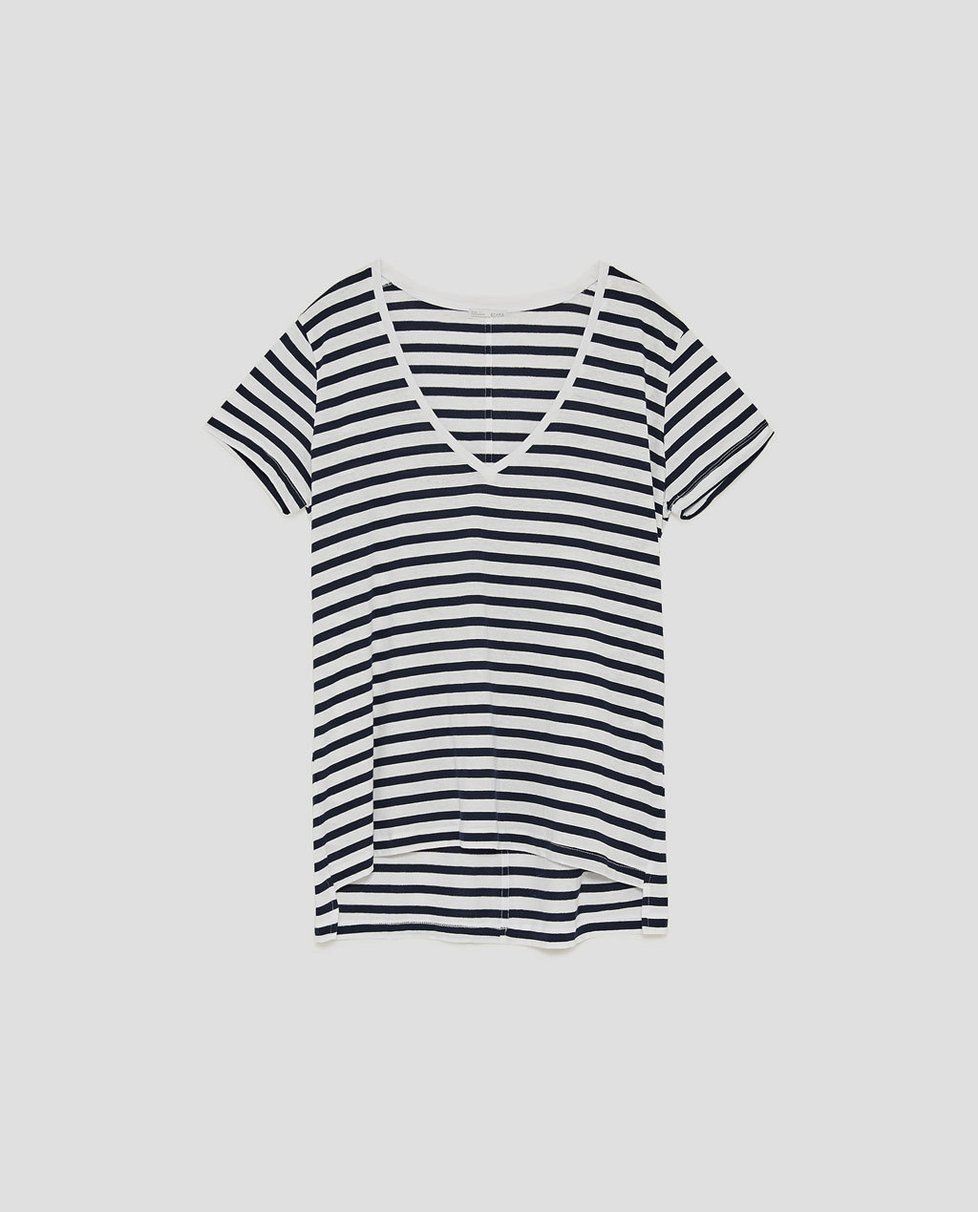 Bavlněné tričko Zara, původní cena 199 Kč, cena po slevě 119 Kč