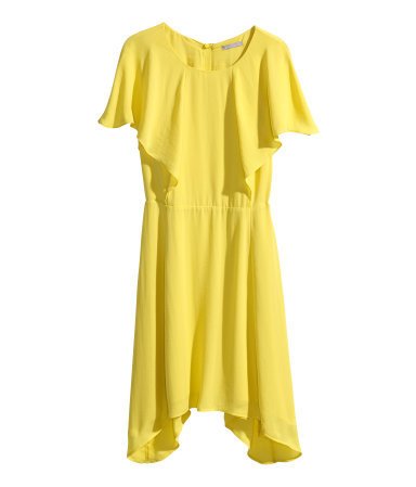 Kanárkově žluté šaty, H&M, 899 Kč.