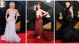 Grammy 2026: Červený koberec ovládly módní bizáry i noblesní róby