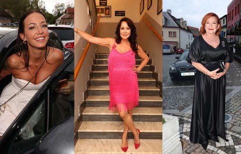 Stylový týden: Dračice Heidi v růžové, Hanychová v minišatech a Schillerová v saténu