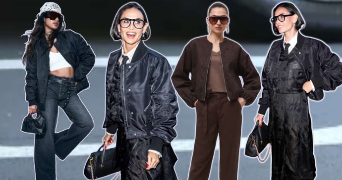 Letošnímu podzimu vévodí bomber: Demi Moore ukázala, jak ho nosit.