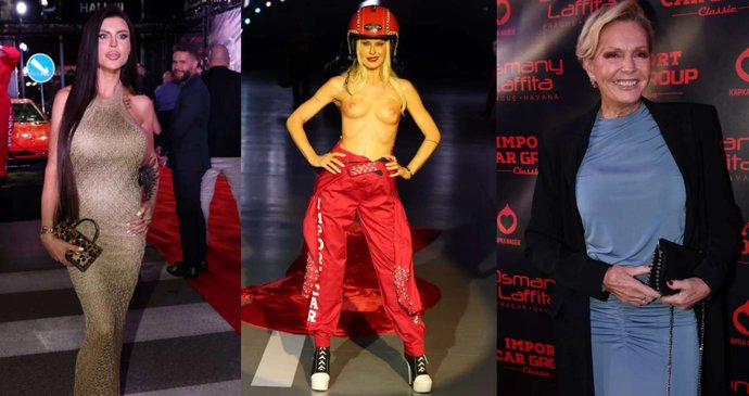 Hvězdná přehlídka Osmanyho Laffity: Krainová šokovala ňadry, Vondráčková za divu a Lela v luxusním gold stylu