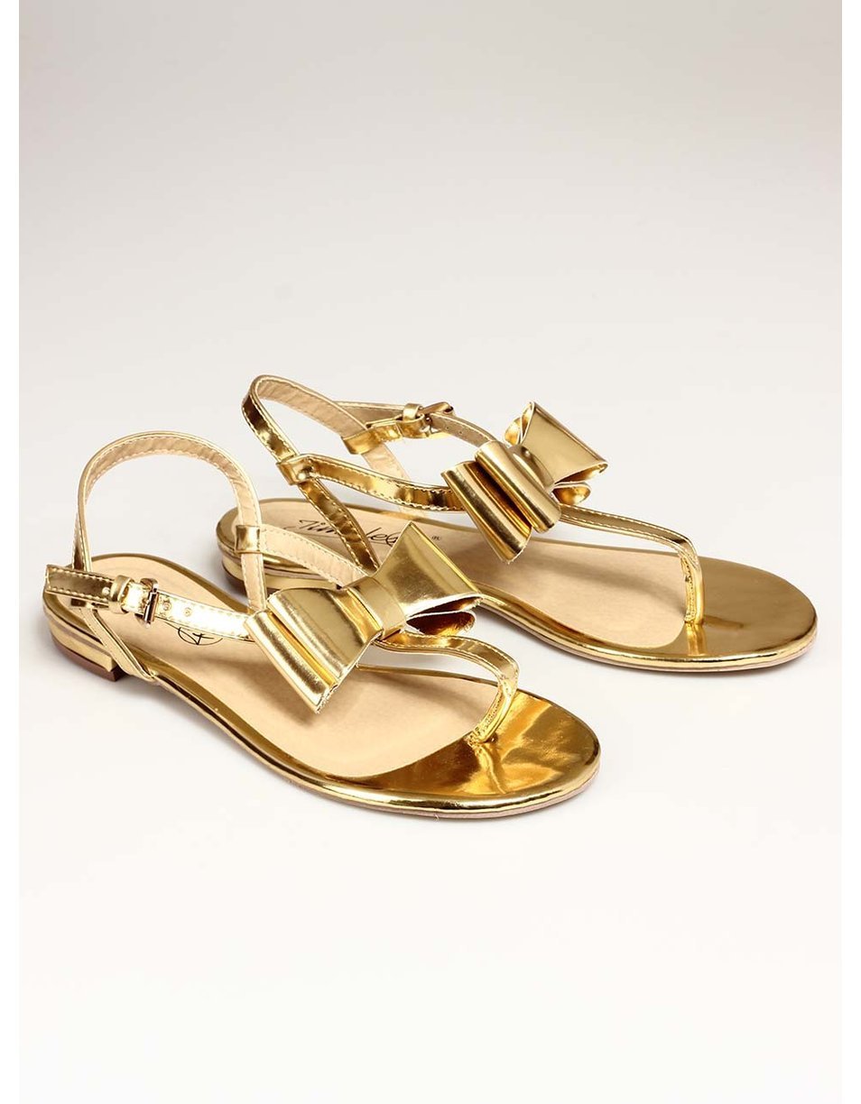 Zlatavé sandálky, 649 Kč, zoot.cz