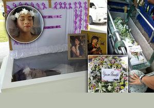 Poslední přání filipínské modelky: Umřu krásná! Rodina jí to dokonale splnila.