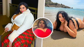 Plus size modelka Alex Aspasia