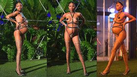 Rihanna vyhnala těhotnou modelku na molo: Porodila, jen co odešla přehlídku