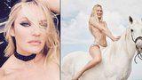 Andílek Victoria's Secret Candice Swanepoel: Jezdí na koni nahoře bez