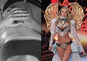 Modelka Victoria&#39;s Secret Candice Swanepoel čeká prvního potomka.