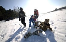 Modelka Budková měla nehodu na horách: Zradily ji sáňky