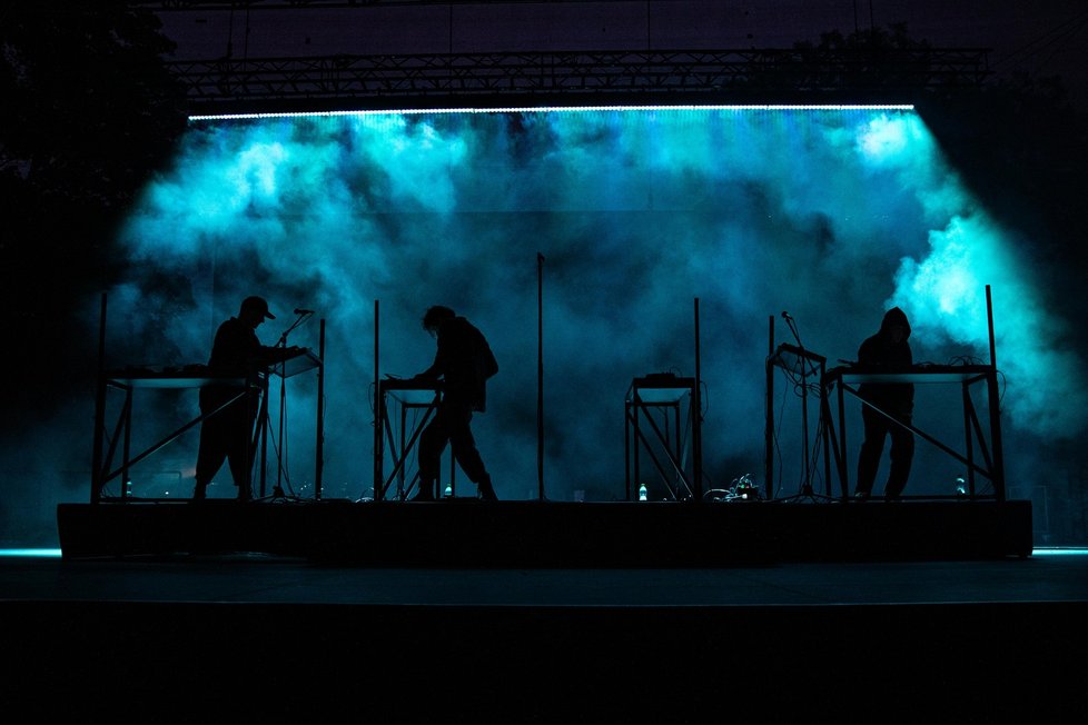 Skupina Moderat na festivalu Metronome Prague.