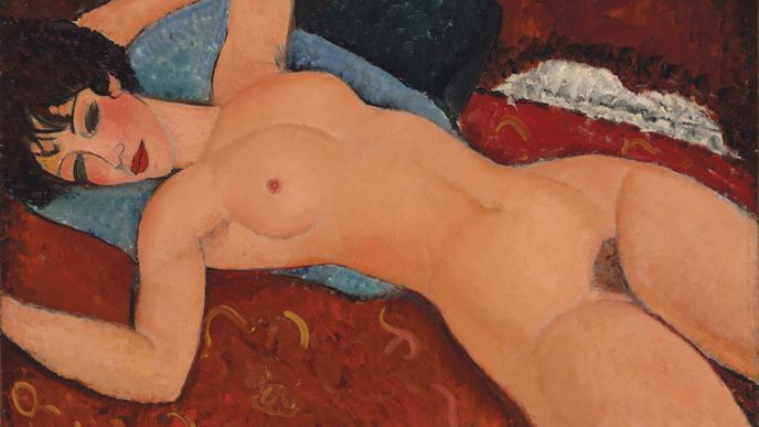 Amedeo Modigliani: Ležící akt