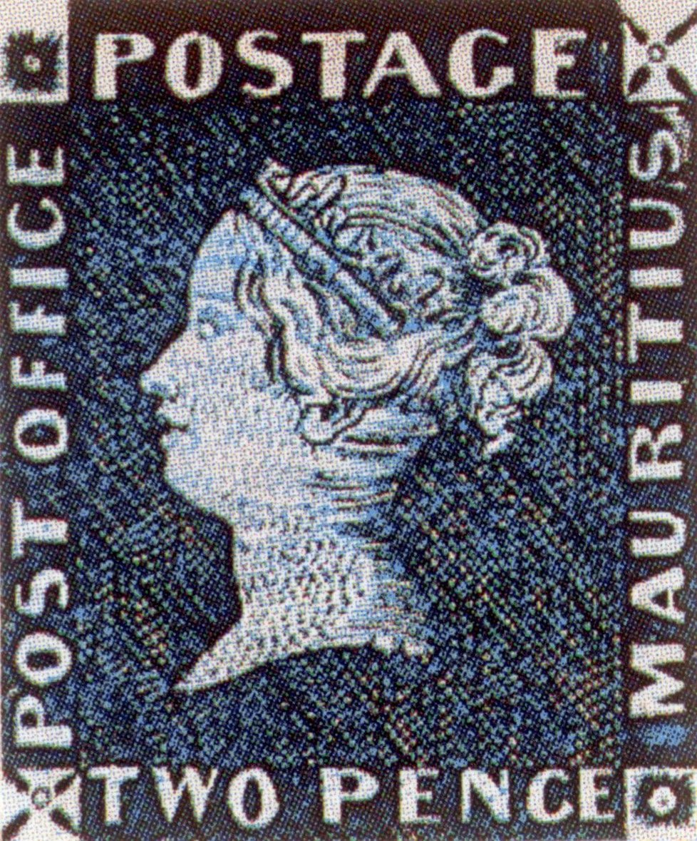Modrý Mauritius Post Office
