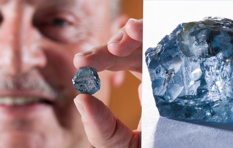 V JAR našli obrovský modrý diamant: Cenu odhadují na stovky milionů!