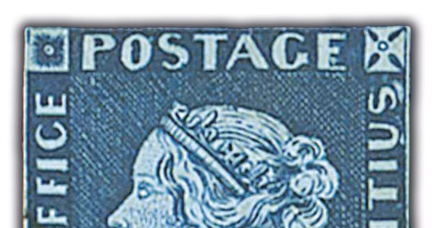 Známka Modrý Mauritius zakoupená pražským investorem