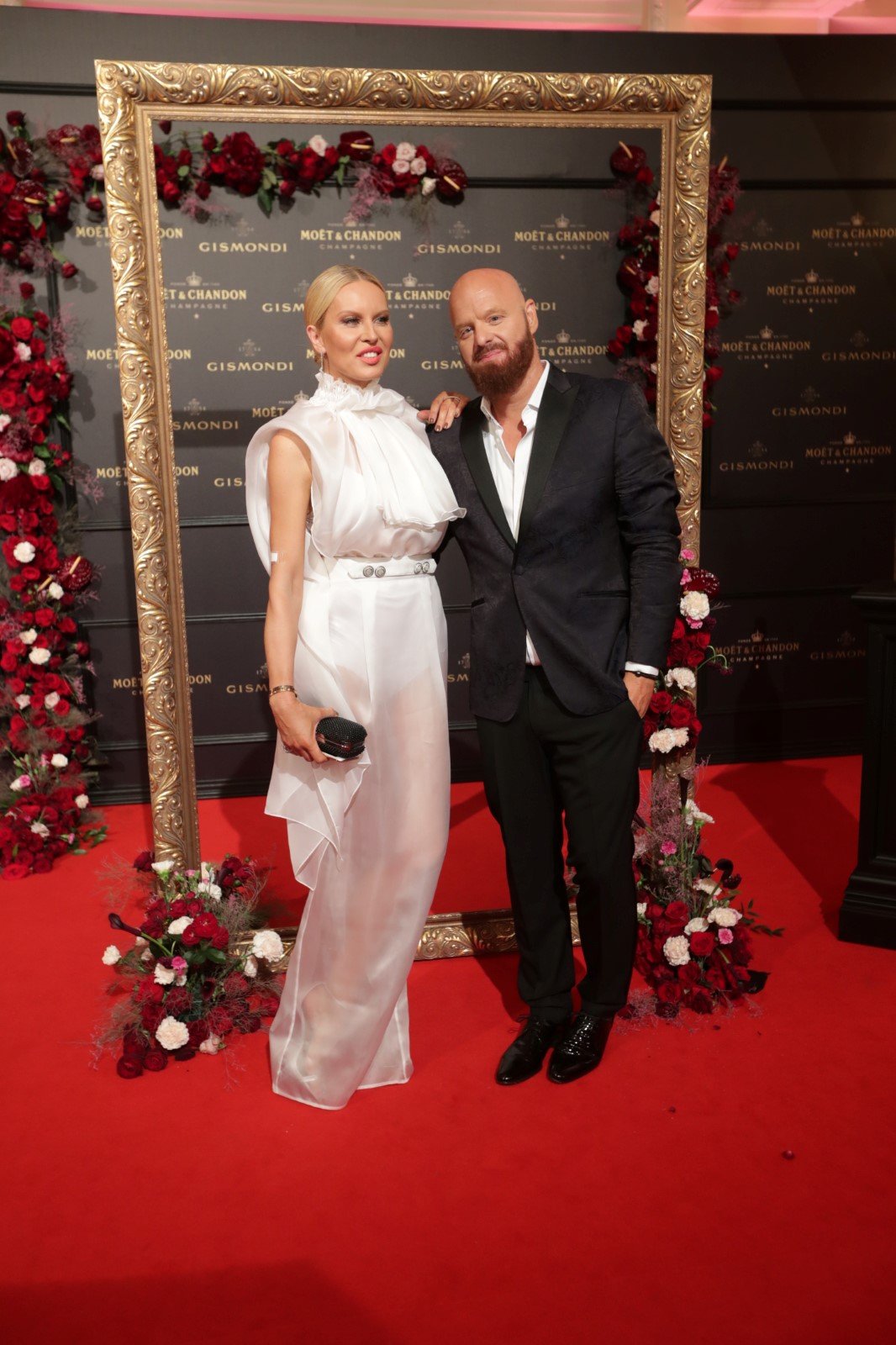 Moët party ve Varech: Simona Krainová a Karel Vágner