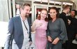 Moët party ve Varech: Jan Dolanský, Alena Doláková a Lenka Vlasáková