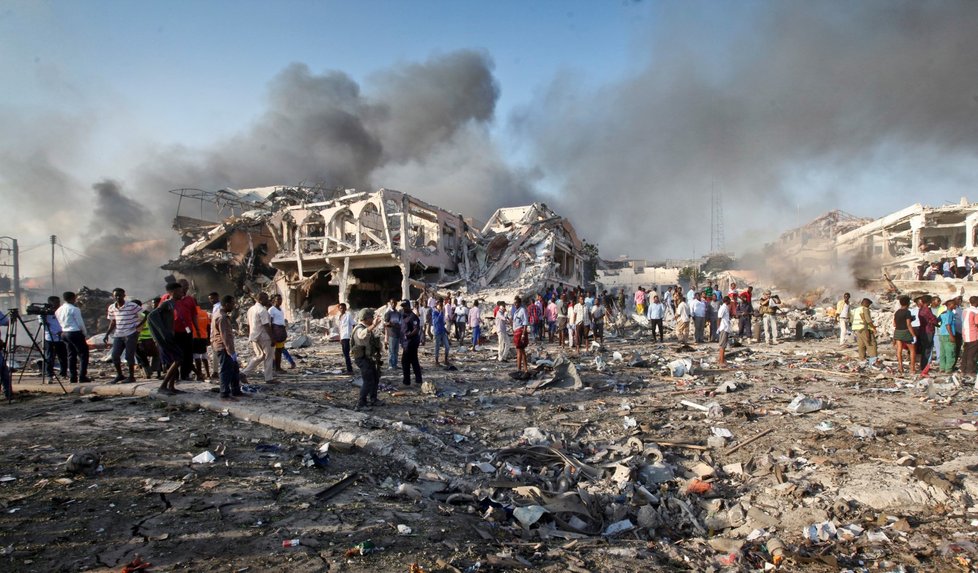 V somálském Mogadišu dochází k teroristickým útokům velmi často.