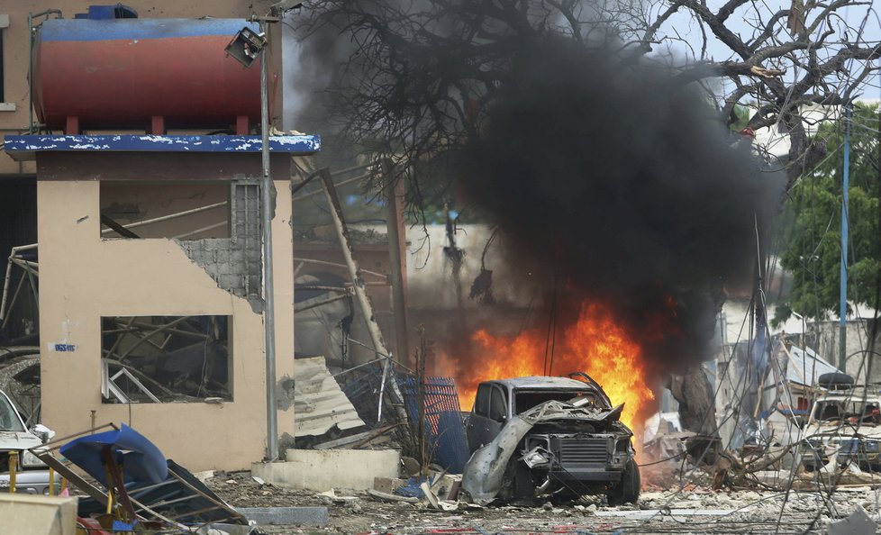 Po útoku islamistů na hotel v Mogadišu nejméně 15 mrtvých