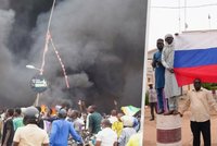 Puč v Nigeru: Ruské vlajky v ulicích, svržený prezident a generál u moci. Pomohli i wagnerovci?