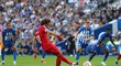 Brighton šel v zápase s Liverpoolem do vedení, Mohamed Salah ale dvěma góly ještě do poločasu skóre otočil