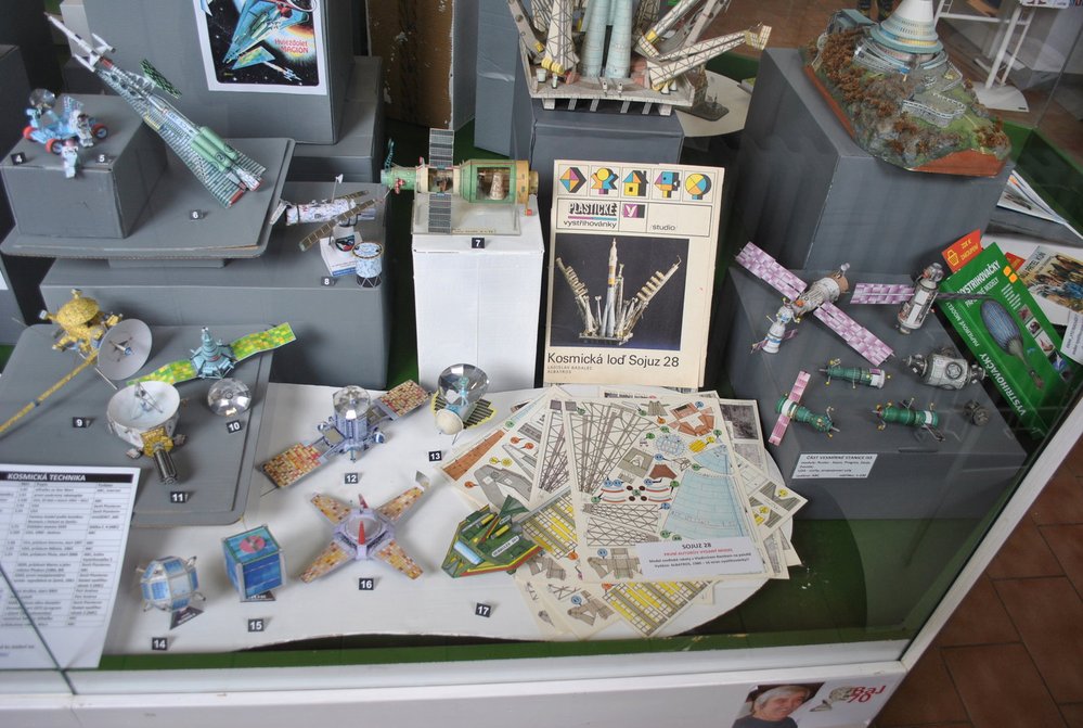 Výstava papírových modelů v Muzeu papírových modelů