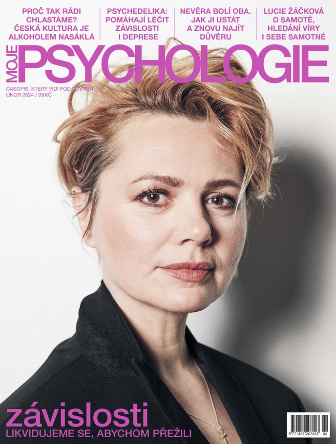 Julie Žáčková pro časopis Moje psychologie.