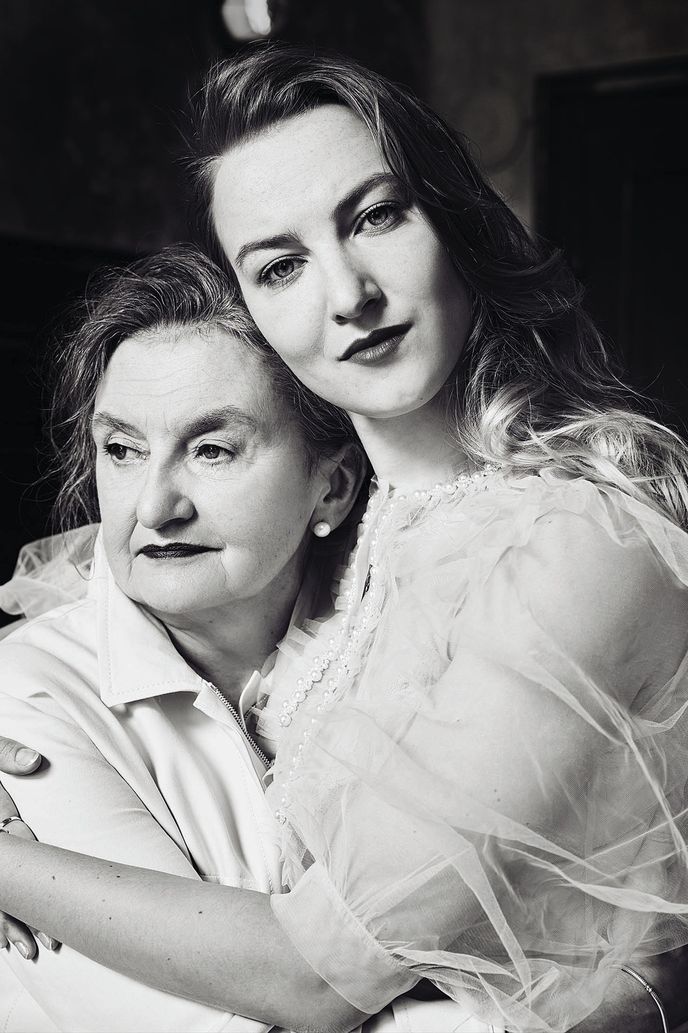 Eva Holubová s dcerou Karolínou