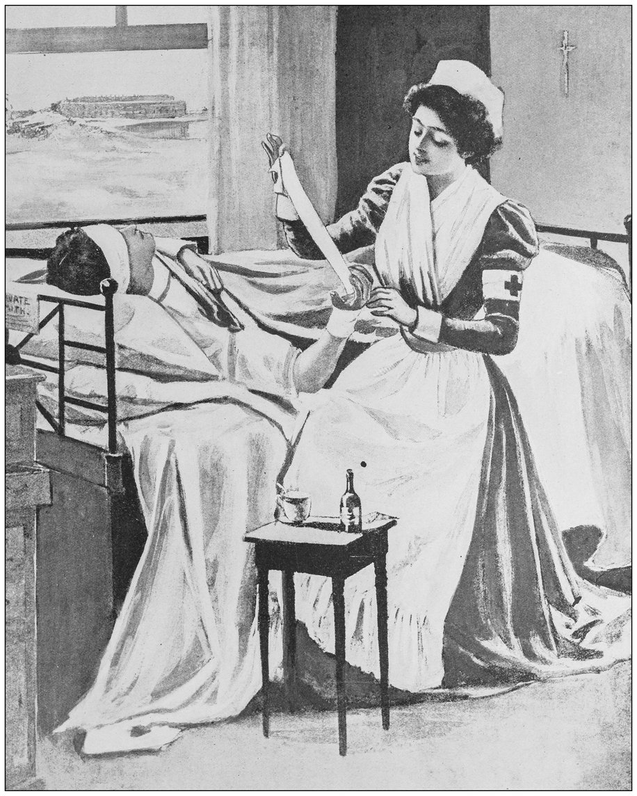 Zdravotní sestry obstarávaly většinu úkonů.
