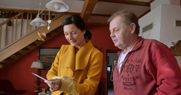 Simona Chytrová y Mojmír durante el rodaje de Habitación 13 le agradecieron su vida. Simona Chytrová y Mojmír durante el rodaje de Habitación 13 le agradecieron su vida.