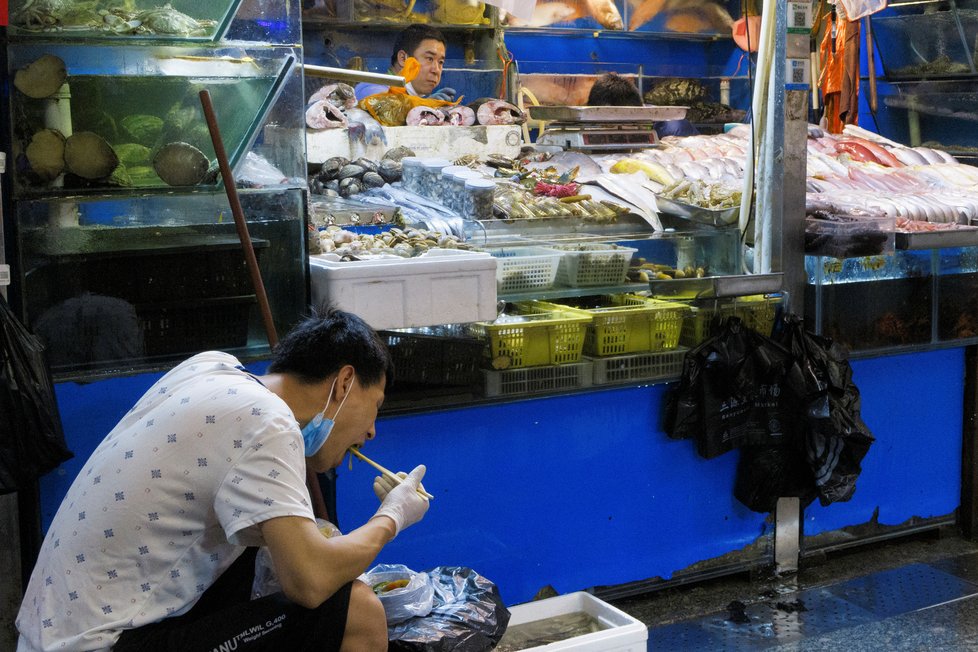 Kontroverzní mokré trhy jsou v Asii stále oblíbeným místem. Snímky pocházejí z Pekingu