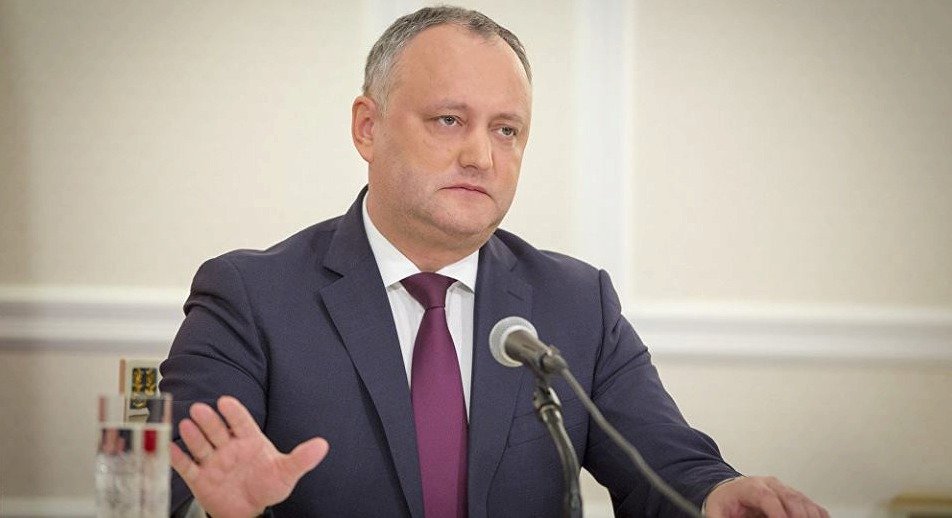 Moldavský prezident Igor Dodon