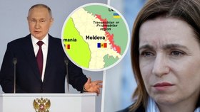 Putinův další cíl? Posílá k nám sabotéry, chystají násilné akce i únosy, varují v Moldavsku 