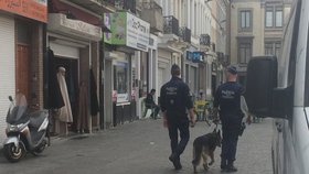 Molenbeek střeží i zvýšený počet policistů.