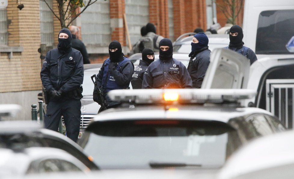 Zásah v bruselské čtvrti Molenbeek